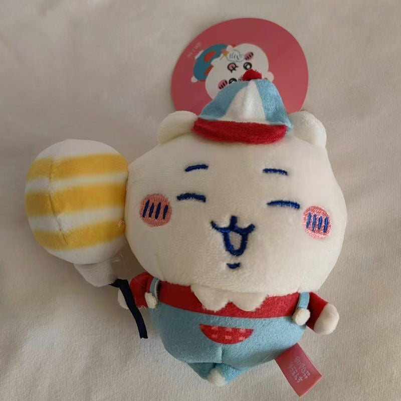 Amusement Park Series Chiikawa Usagi Momonga Plush Keychain Gift