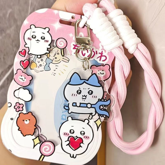 Chiikawa Hachiware Usagi Card Holder - Cute Card Protector