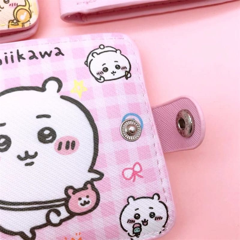 Cute Chiikawa Hachiware Usagi Short Wallet with Card Slots (Free Shipping Over $18)