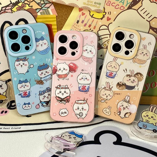 Cute Chiikawa Hachiware Usagi iPhone Case - Adorable & Protective(Free Shipping Over $18)