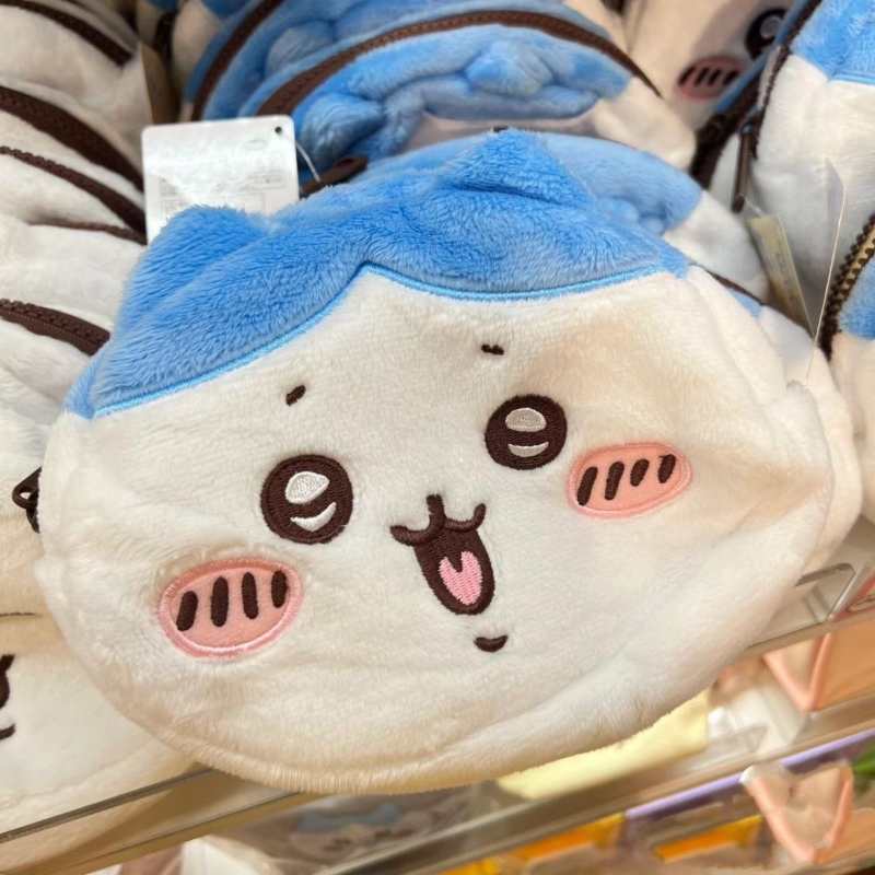 かわいい両面ハチワレ＆うさぎの小銭入れ｜かわいい動物ポーチ