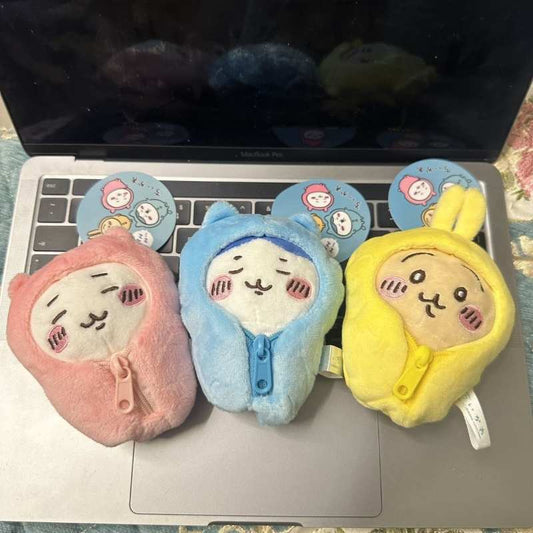 かわいい寝袋シリーズ ちいかわうさぎ ハチワレぬいぐるみ
