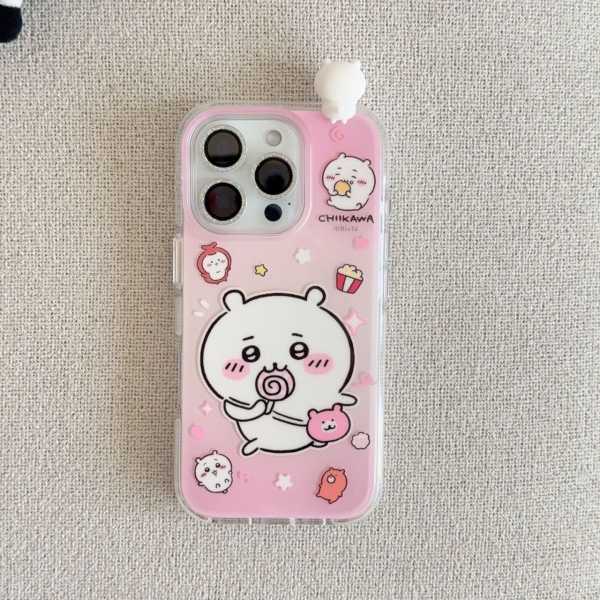 Chiikawa Usagi Hachiware 3D Figurine Soft Case for iPhone 14/13 Pro Max, iPhone 7 Plus - Apple 171615