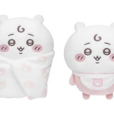 Chiikawa Baby Limited Swaddle Plush Bag Charm – Cute Stuffed Doll Pendant Gift