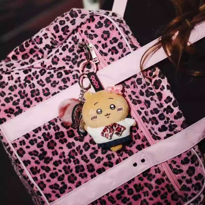 Chiikawa x 9090 Plush Keychain – Shibuya Style Cute Bag Charm, Kawaii Gyaru Plush Pendant