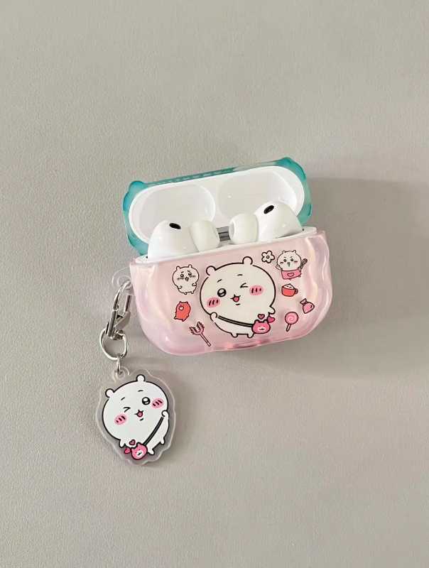 かわいい波型水玉模様のちいかわ Airpods Pro2/Airpods 1/2/3 プロテクター Airpods ケース