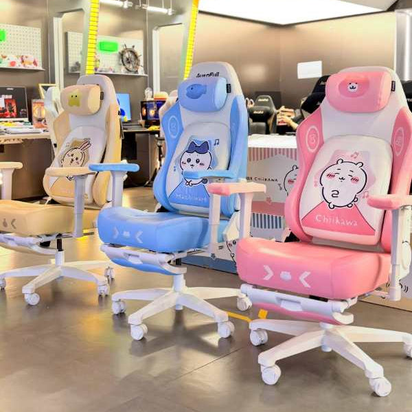 Chiikawa Usagi Hachiware Gaming Chair Ergonomic Computer Chair Cute Anime Office Desk Chair