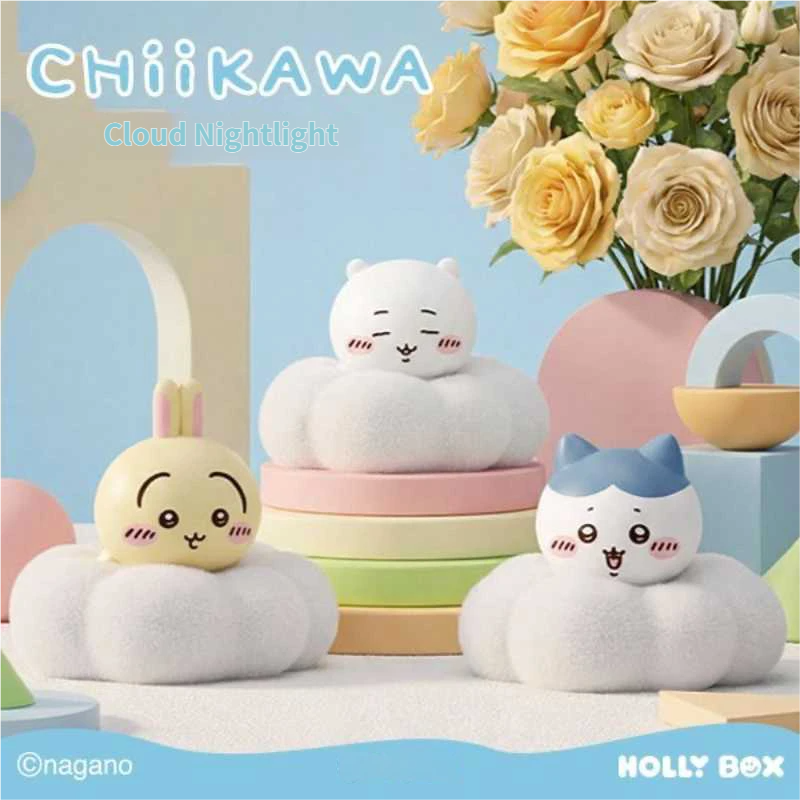 Official Chiikawa Cloud Night Light lamp – Cute Usagi, Chiikawa & Hachiware 3D Figure Gift