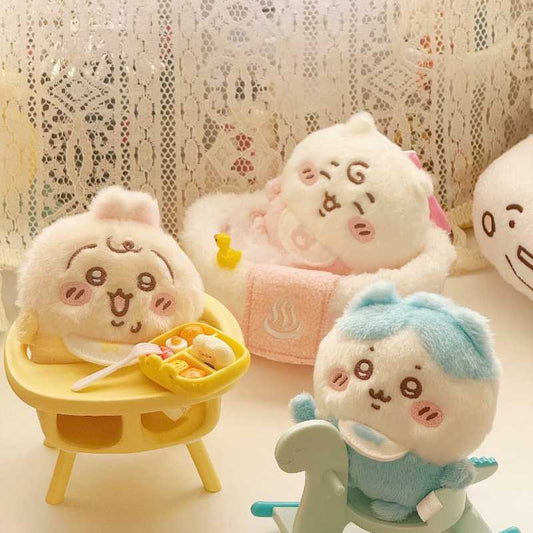 Chiikawa Cute Baby Plush Keychain Backpack Charm – Small Gift for Girls