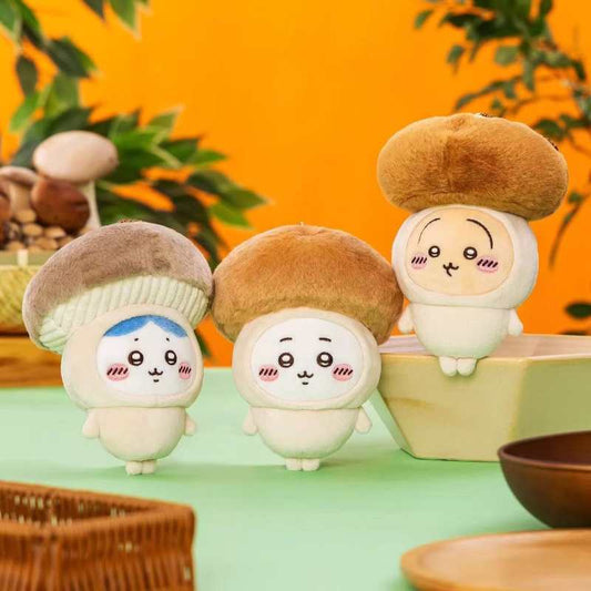 Chiikawa Halloween Plush Keychain Set – Chiikawa, Usagi, Hachiware, Momonga, Rakko & Kurimanju
