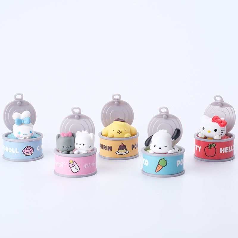 Sanrio Character Canned Blind Box – Hello Kitty, Cinnamoroll, Pochacco Collectible Toys