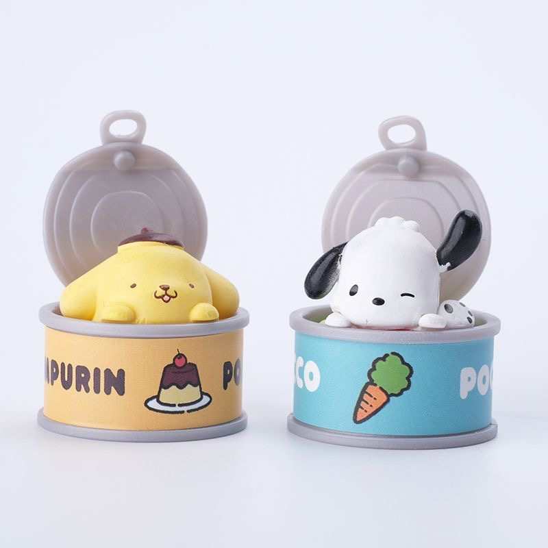 Sanrio Character Canned Blind Box – Hello Kitty, Cinnamoroll, Pochacco Collectible Toys