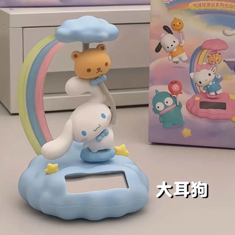 Authentic Sanrio Balloon Adventure Series Light-Up Blind Box – Trendy Collectible Desktop Toy Figurines