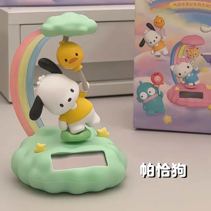 Authentic Sanrio Balloon Adventure Series Light-Up Blind Box – Trendy Collectible Desktop Toy Figurines