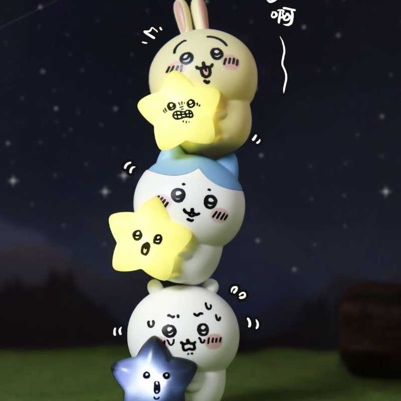 Chiikawa Glowing Star Light Blind Box - Chiikawa Usagi, Hachiware & Kurimanju Figures