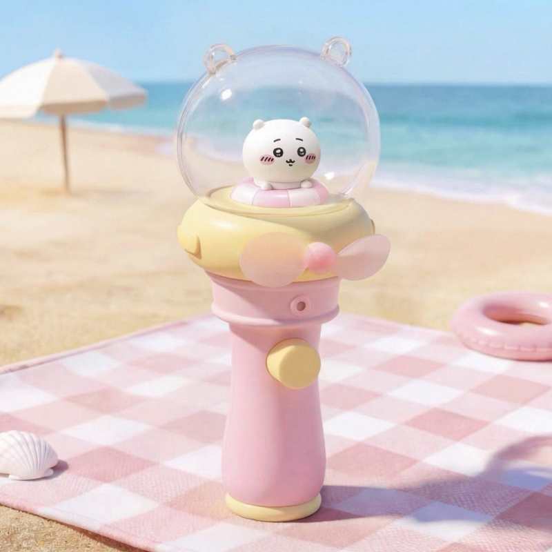 Chiikawa Mist Fan Blind Box - Cute Cartoon Collectible Handheld Fan Toy Gift