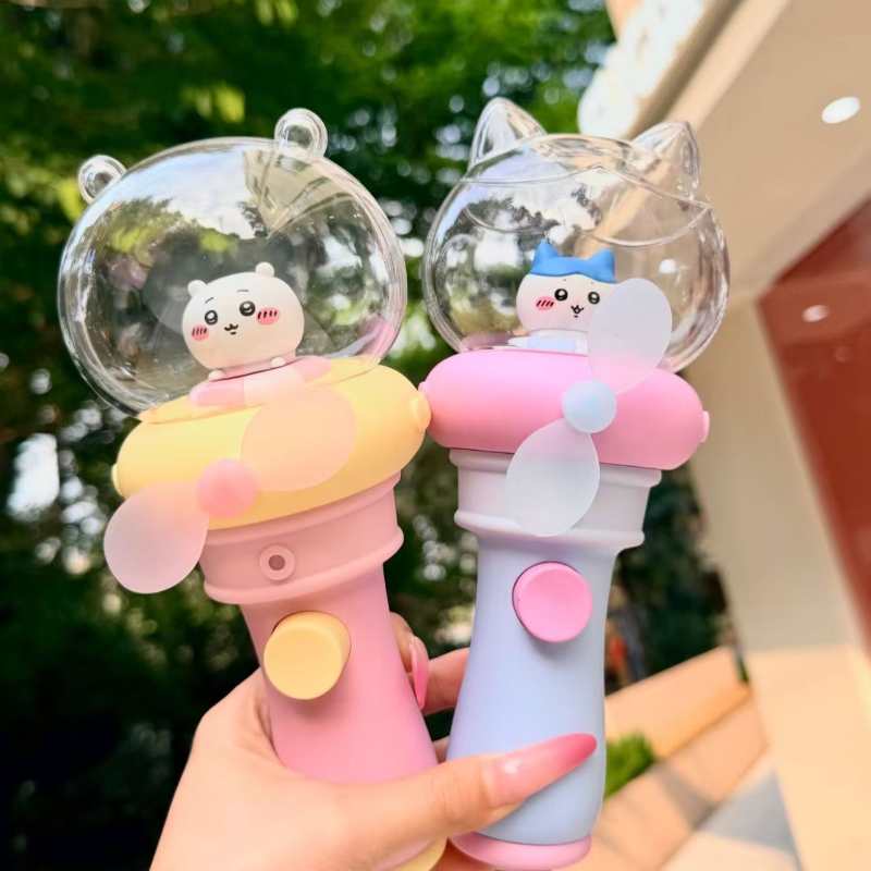Chiikawa Mist Fan Blind Box - Cute Cartoon Collectible Handheld Fan Toy Gift