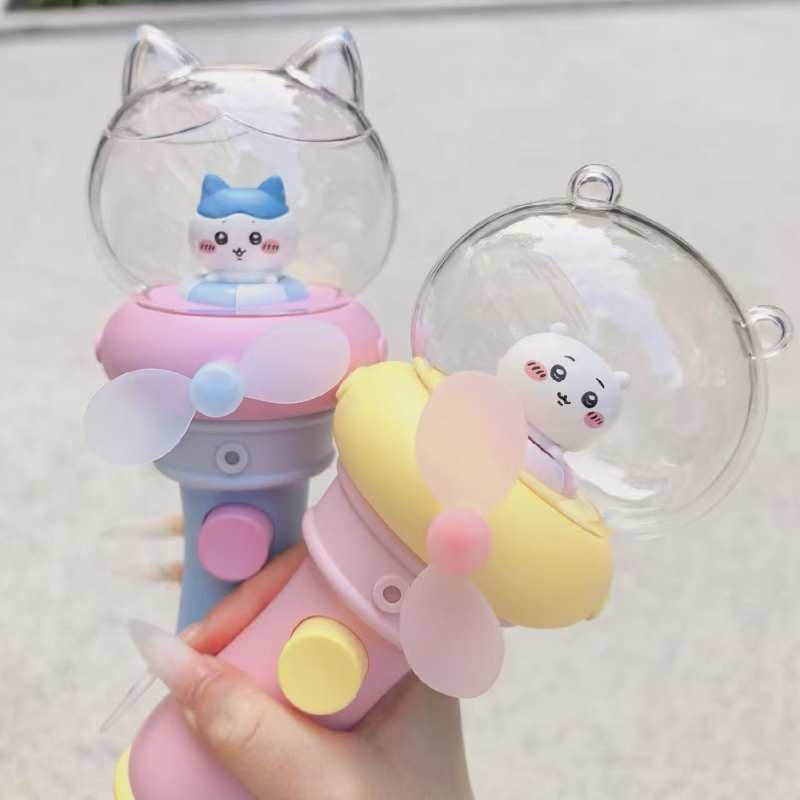 Chiikawa Mist Fan Blind Box - Cute Cartoon Collectible Handheld Fan Toy Gift
