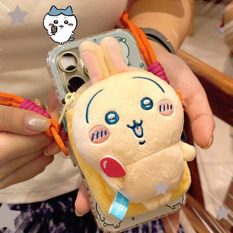 New Chiikawa Usagi Phone Holder Clip – Large Capacity, Portable Stand, Cute Gift for Best Friends