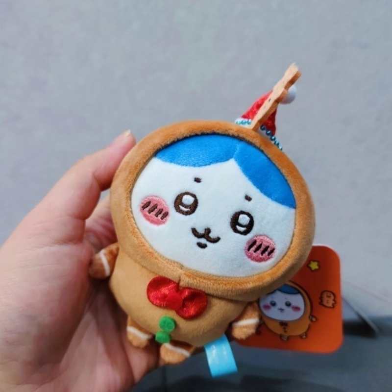 Chiikawa Christmas Limited Plush Keychain- Gingerbread Usagi,Hachiware & Chiikawa