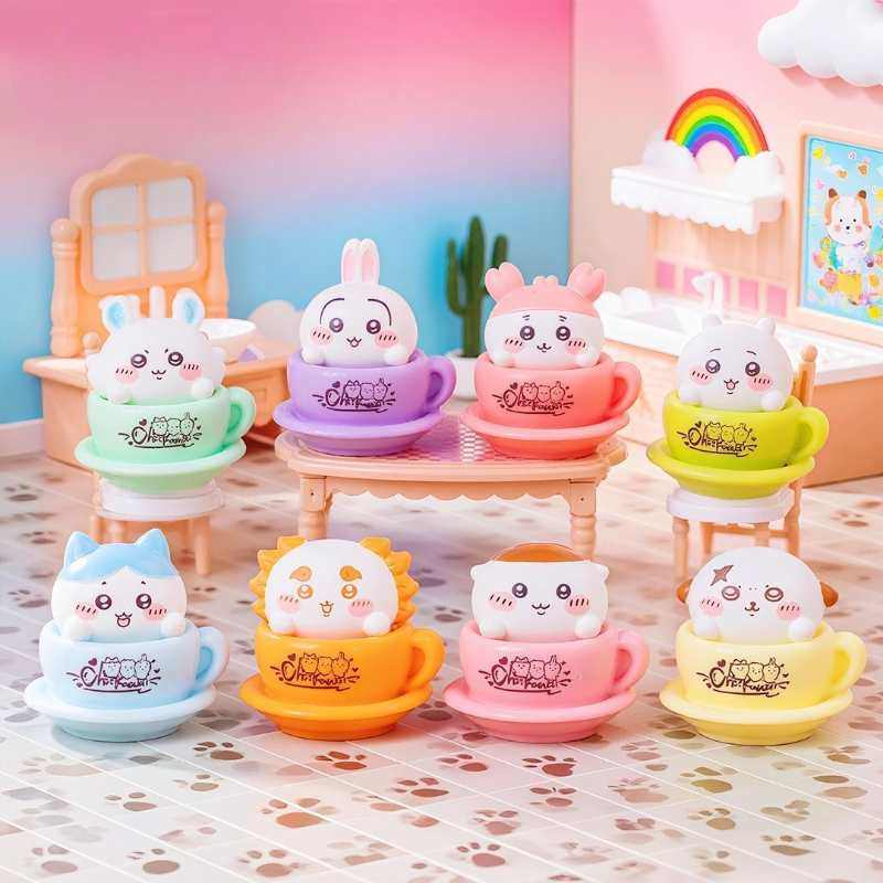 Mini Moss Landscape Cartoon Spinning Cup Blind Box Figurines – Desktop Mini Ornaments & Accessories Wholesale