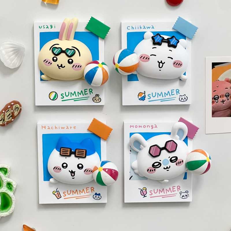 Chikawa Usagi Hachiware Momonga Magnetic Fridge Magnet Decoration & Collectible Gift