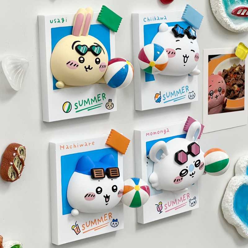 Chikawa Usagi Hachiware Momonga Magnetic Fridge Magnet Decoration & Collectible Gift