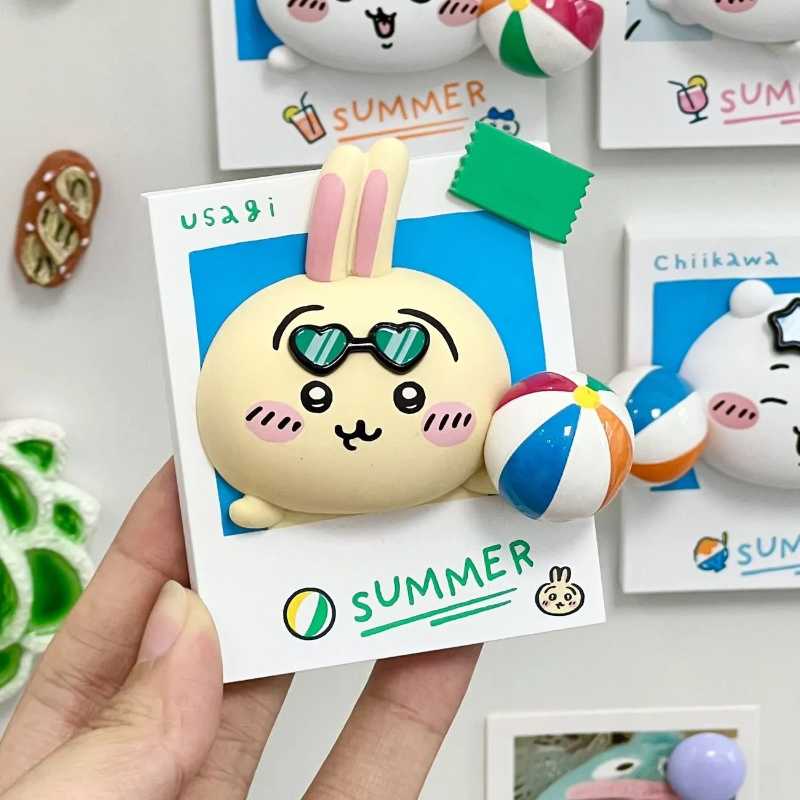 Chikawa Usagi Hachiware Momonga Magnetic Fridge Magnet Decoration & Collectible Gift