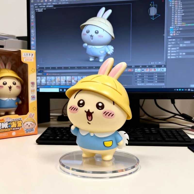 Chiikawa Usagi hachiware Miniature Figure Cute Desktop Decor Healing Gift