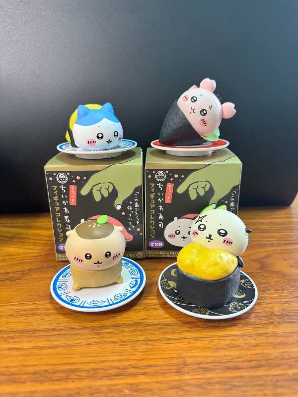 Chiikawa Sushi Series Blind Box – Kawaii Usagi & Chiikawa Figurine Desk Decor Anime Collectible