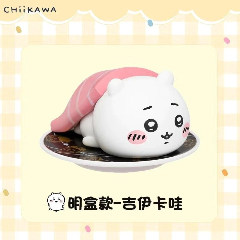 Chiikawa Sushi Series Blind Box – Kawaii Usagi & Chiikawa Figurine Desk Decor Anime Collectible
