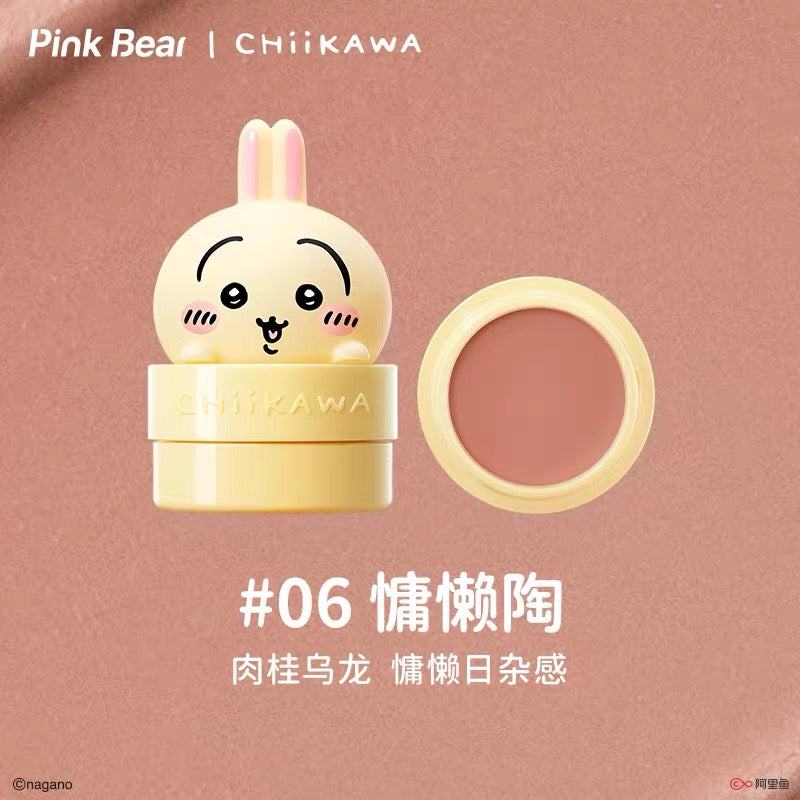 Chiikawa x Pinkbear Collaboration Make-up Set Box -Lip Gloss/Lip Mud/Eyeshadow Palette/Blush