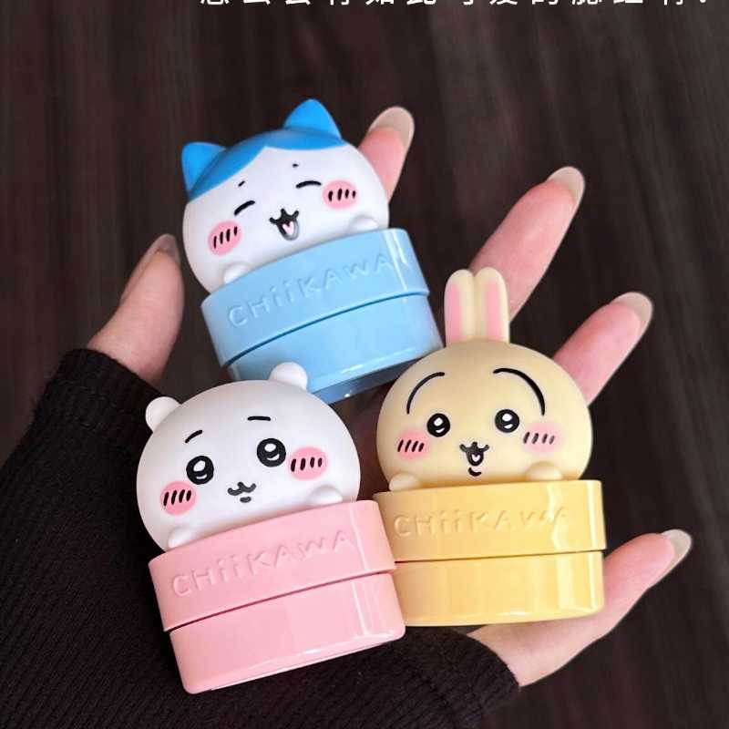 Chiikawa x Pinkbear Collaboration Make-up Set Box -Lip Gloss/Lip Mud/Eyeshadow Palette/Blush