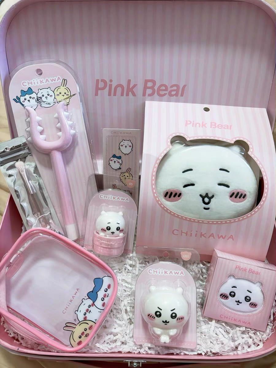 【New Arrival】PinkBear X CHIIKAWA Official Collaboration Make-up Gift Box | Limited Edition