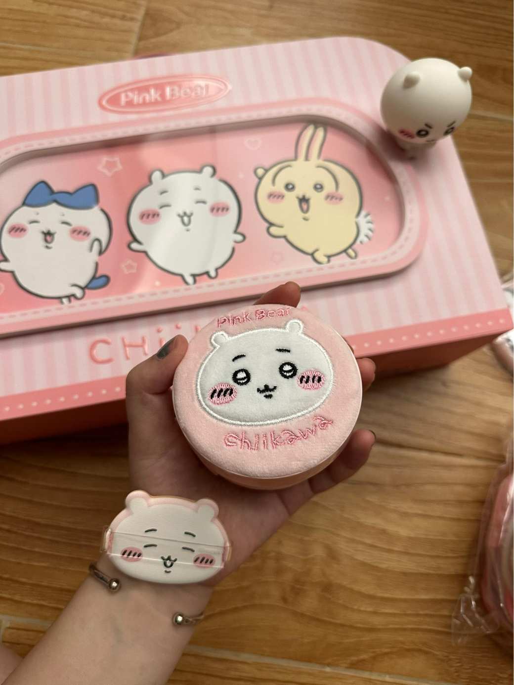 【New Arrival】PinkBear X CHIIKAWA Official Collaboration Make-up Gift Box | Limited Edition