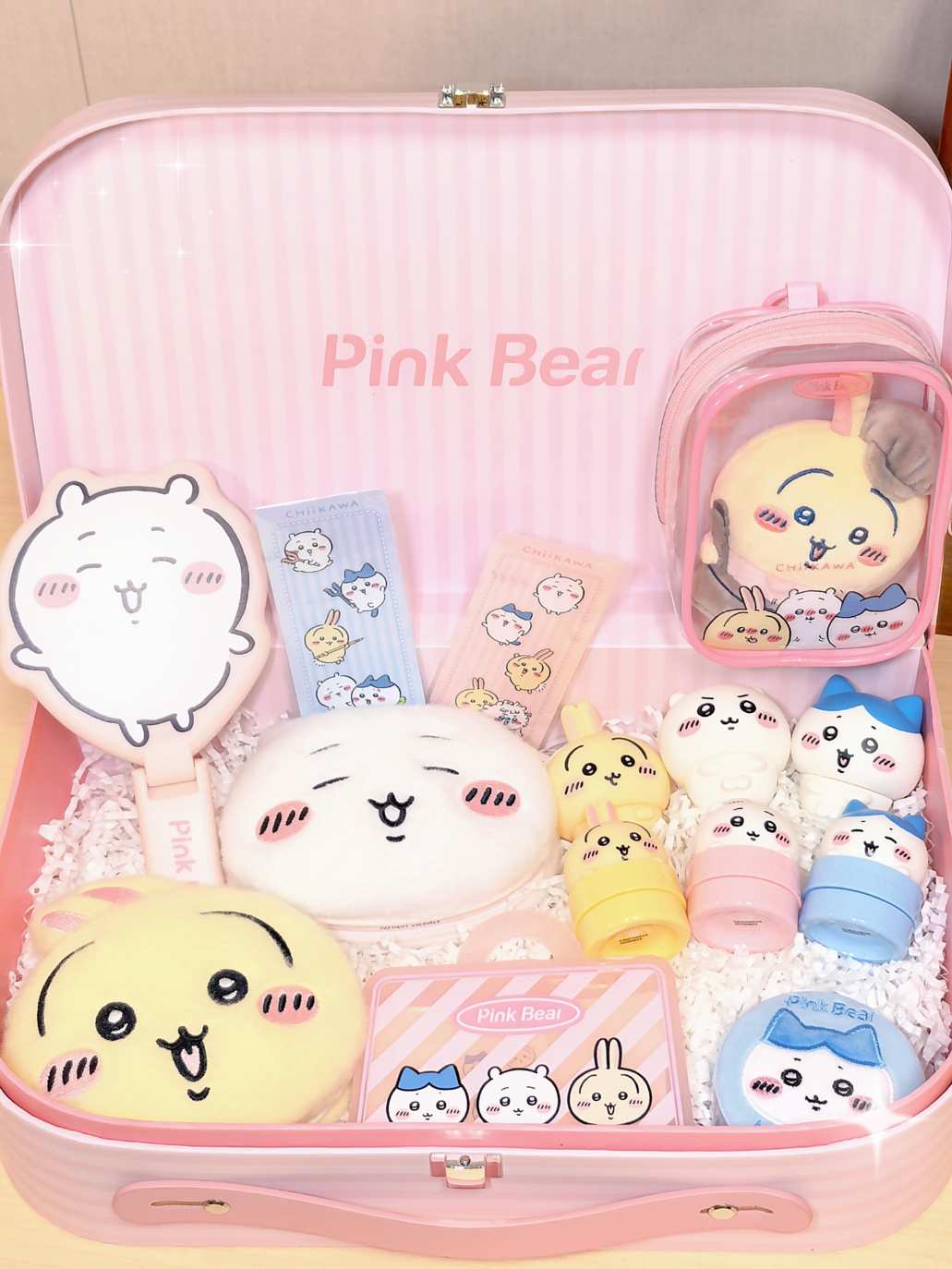 【New Arrival】PinkBear X CHIIKAWA Official Collaboration Make-up Gift Box | Limited Edition