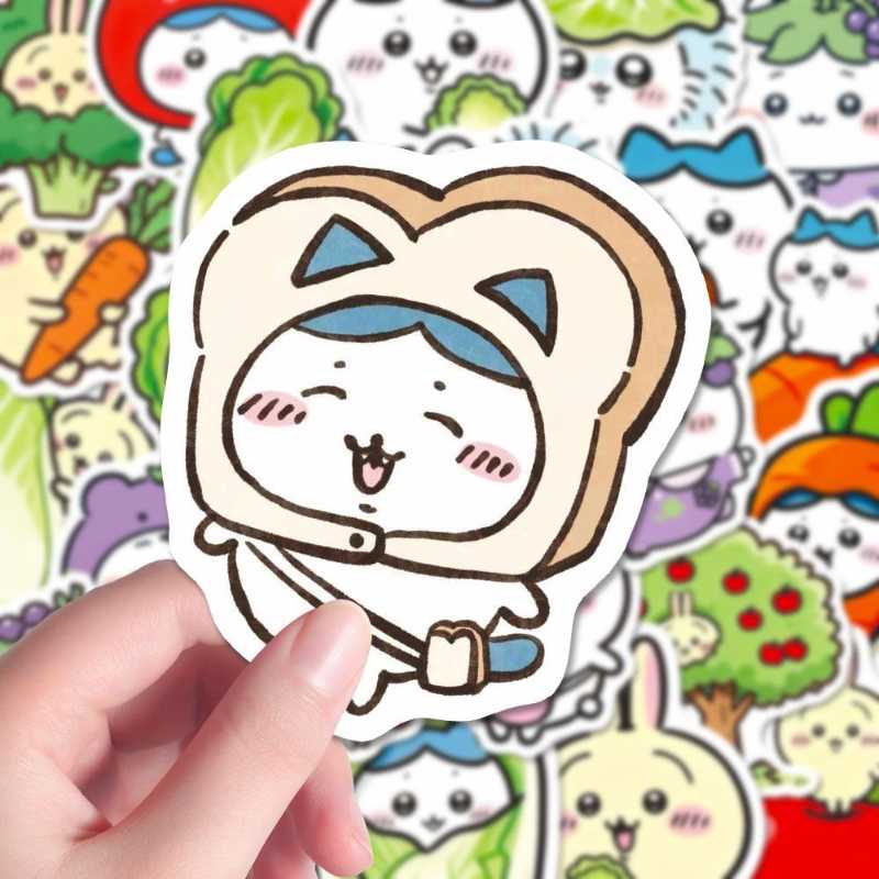 144pcs Cute Vagetable Fruit chiikawa usagi hachiware stickers