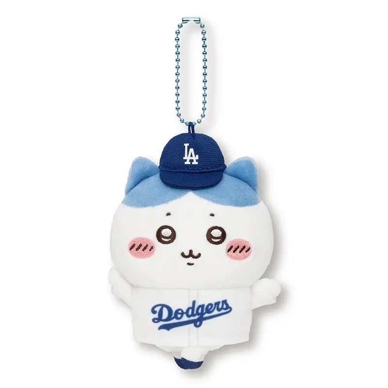 Chikawa x MLB Baseball Plush Keychain - Usag Hachiware Chiikawa Edition
