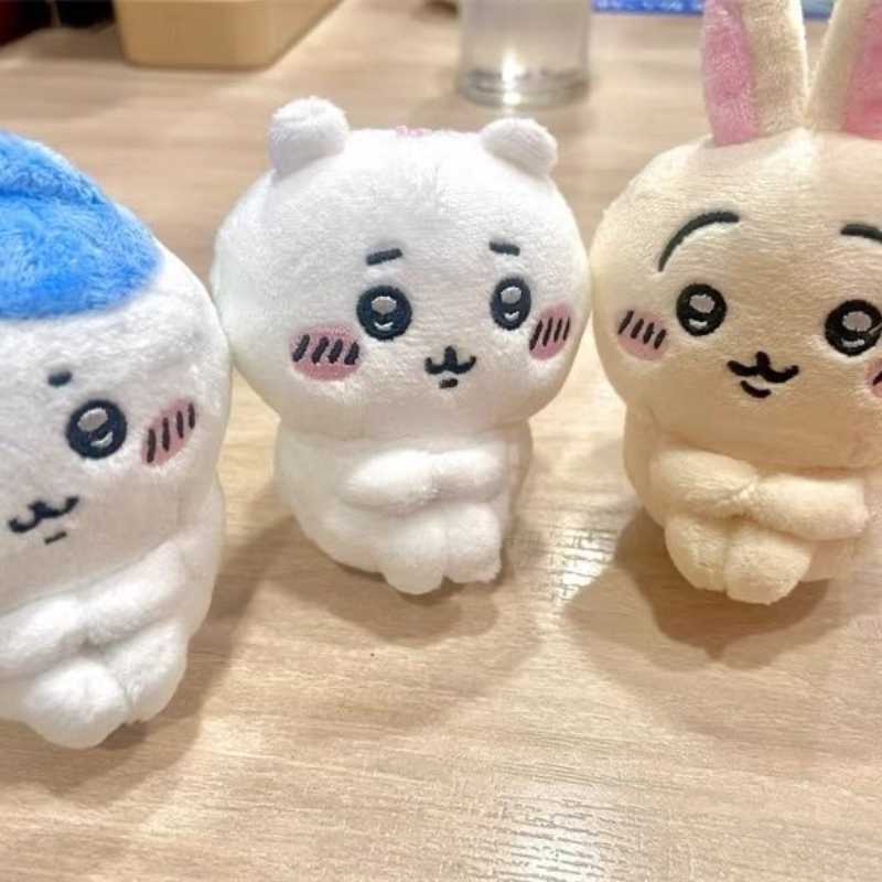 Chiikawa 10cm Plush Doll Stroller & Dining Chair Set Baby Carriage  | Cute High-Aesthetic Pretend Play Toy & Photo Prop