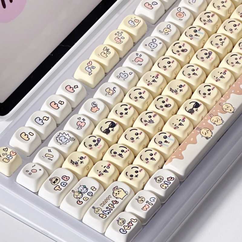 Hachiware Keyboard Keycaps