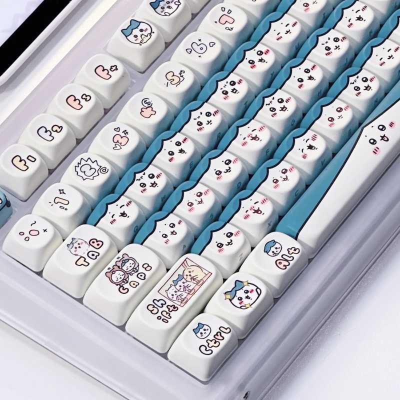 Hachiware Keyboard Keycaps