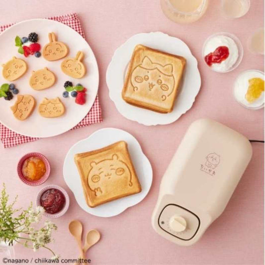 Japan Original Offical |Chiikawa Sandwich & Muffin Maker Cakepan with 2sets Of Baking Pans(4pcs pans))