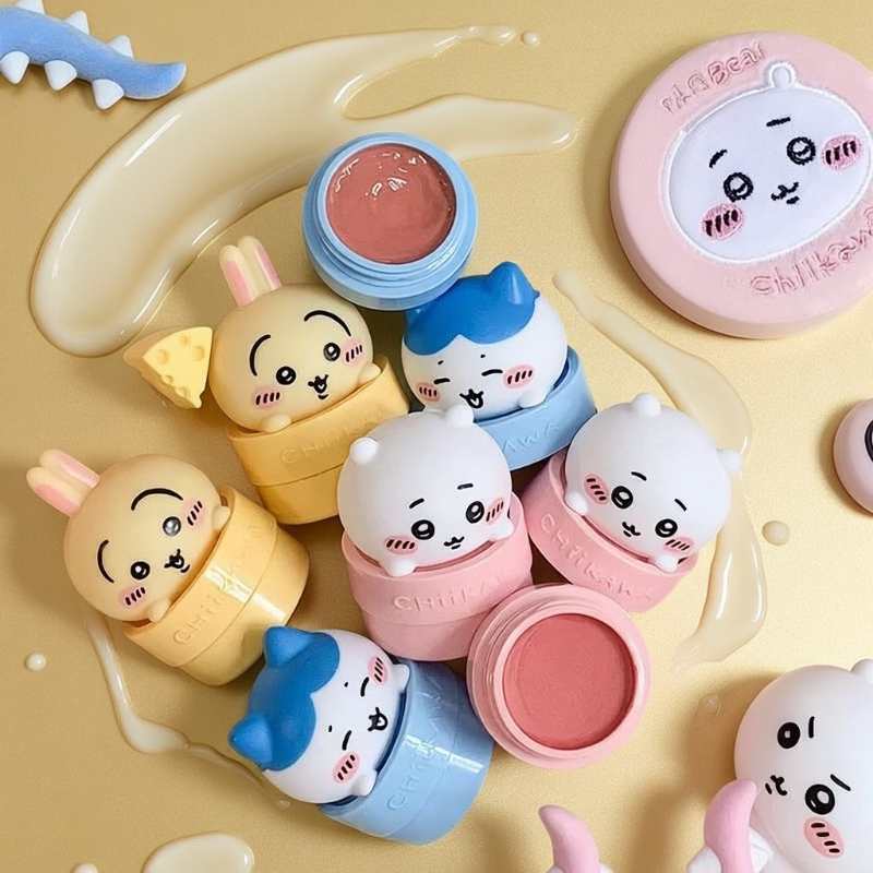 【Up to 35% OFF】Chiikawa x Pinkbear Usagi & Hachiware All-in-One Multi-Use Cream Blush