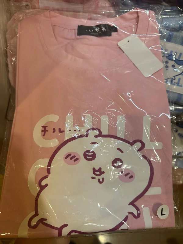 Pink chiiikawa Cotton T-Shirt
