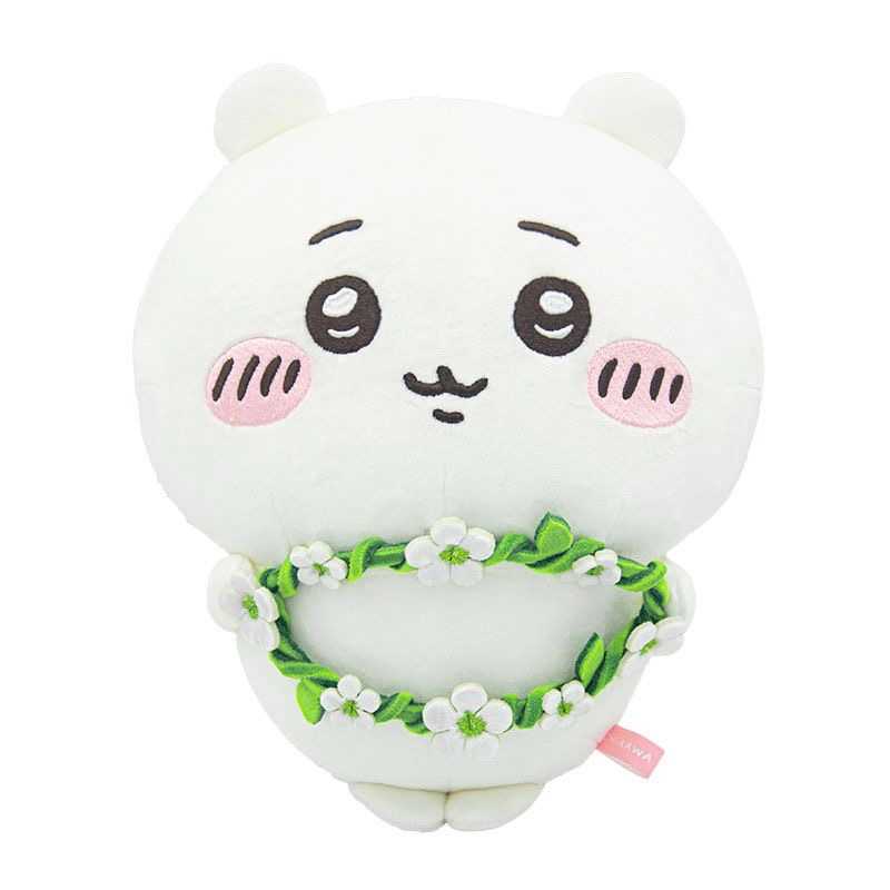 MINISO Official Chiikawa Flower Wreath Series Plush Toy 25cm – Chiikawa / Hachiware / Usagi