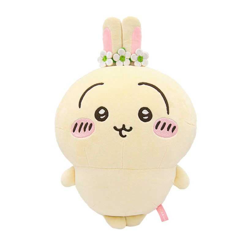 MINISO Official Chiikawa Flower Wreath Series Plush Toy 25cm – Chiikawa / Hachiware / Usagi