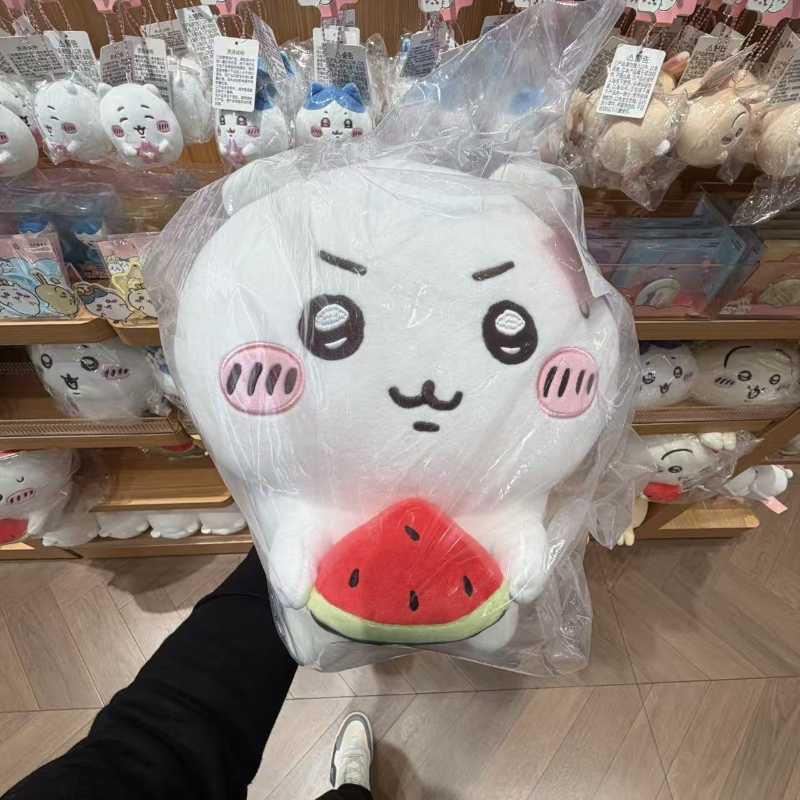 MINISO Official Chiikawa Watermelon Series Plush Toy 30cm – Chiikawa / Hachiware / Usagi