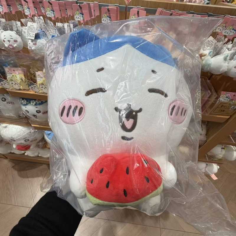 MINISO Official Chiikawa Watermelon Series Plush Toy 30cm – Chiikawa / Hachiware / Usagi
