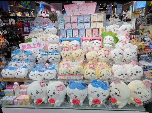 MINISO Official Chiikawa Flower Wreath Series Plush Toy 25cm – Chiikawa / Hachiware / Usagi