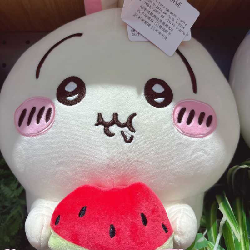 MINISO Official Chiikawa Watermelon Series Plush Toy 30cm – Chiikawa / Hachiware / Usagi